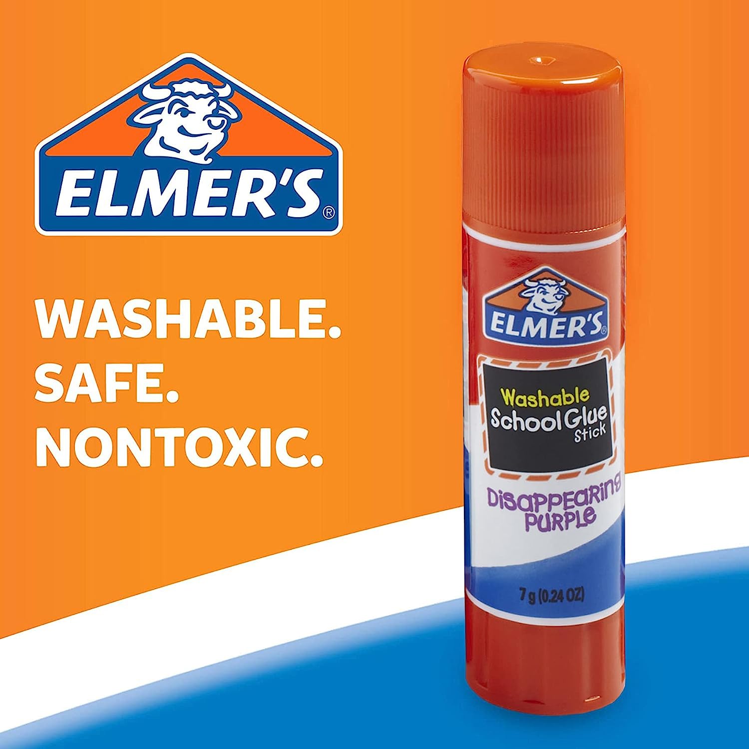 Elmer's Disappearing Purple School Glue Sticks, Washable, 7 Grams, 30 Count - Image 3